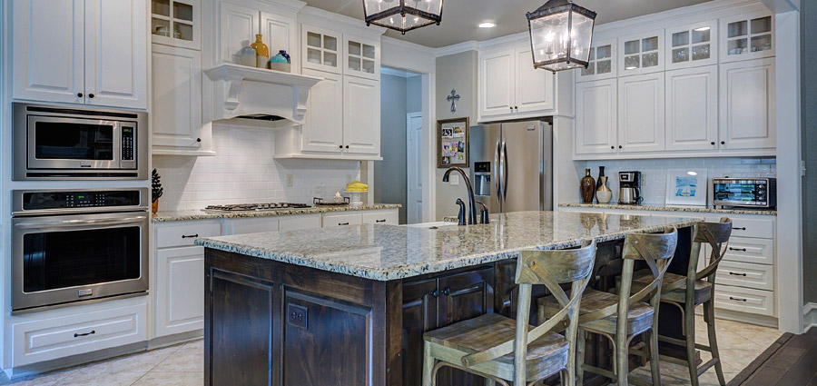 countertops in modern kitchen